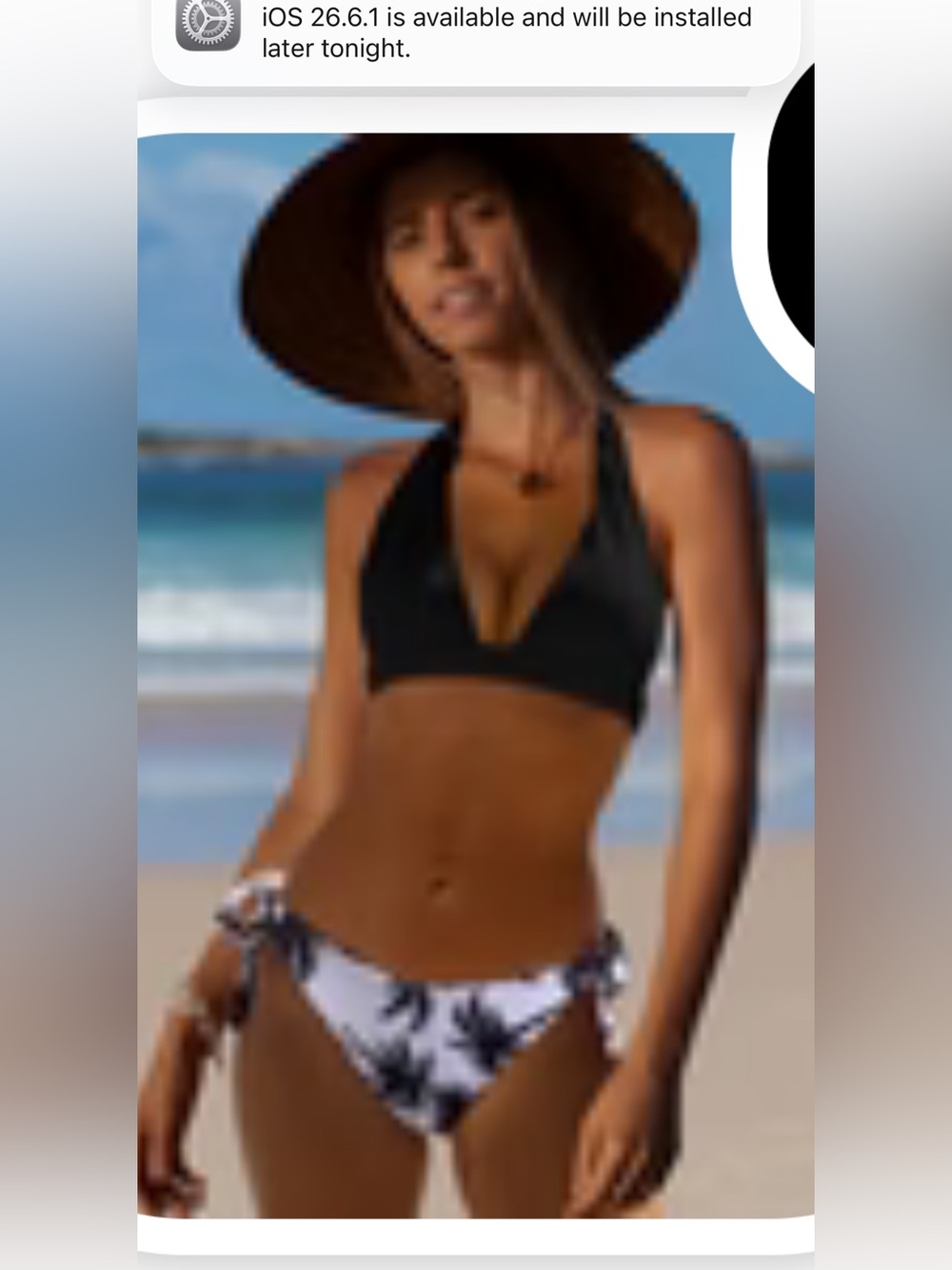 Beachside bikini bathing suit